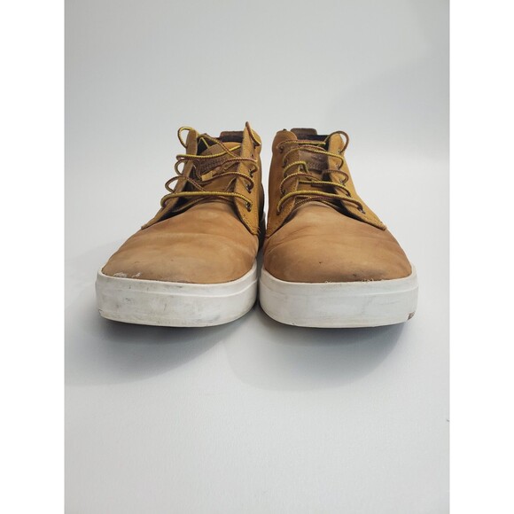 Timberland Men\'s Davis Square Chukka Shoe, Wheat Nubuck, 13 main image 5